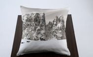 Pillow  Dolomiti sepia- "scilier"
