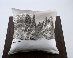 Pillow  Dolomiti sepia- "scilier"