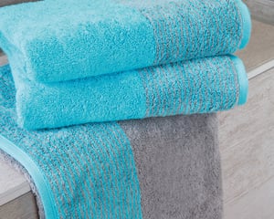 shower towel "two-tone" - luxury home collection