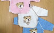 bib with sleeves "bear"