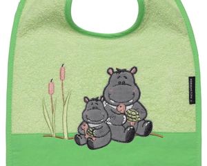 babys giant bib "hippo family"