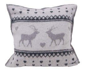 pillow case "Seurasass" grey/grey