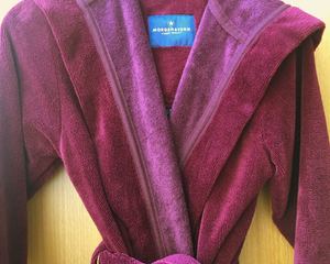 bathrobe "Geena" bordeaux