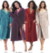 bathrobe "Geena" bordeaux