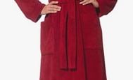 bathrobe "Geena" red