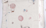 copertina "Lumpy" elefante, lettino