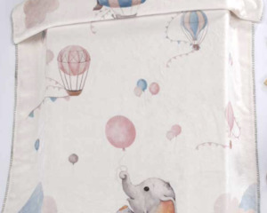 Kids blanket "Lumpy" elephant, cot