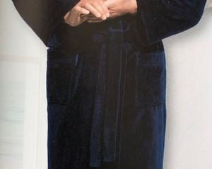 bathrobe "Marc" dark blue