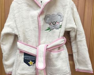 Koala rosa - Kinderbademantel